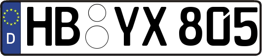 HB-YX805