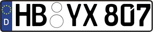 HB-YX807