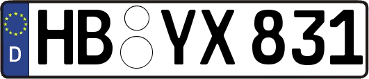 HB-YX831