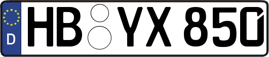 HB-YX850