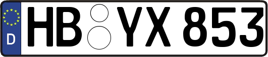 HB-YX853