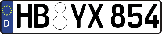 HB-YX854