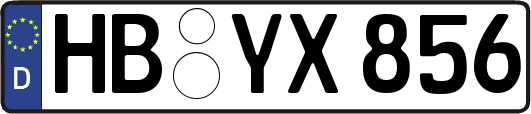 HB-YX856