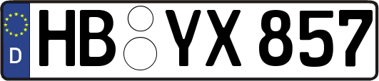 HB-YX857