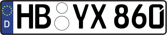 HB-YX860