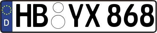HB-YX868