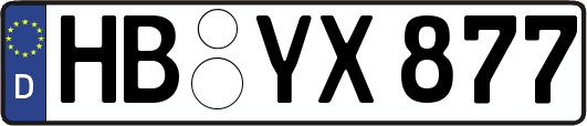 HB-YX877