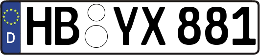 HB-YX881