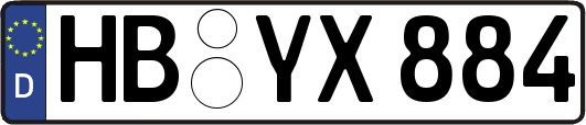 HB-YX884