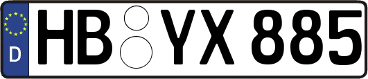 HB-YX885