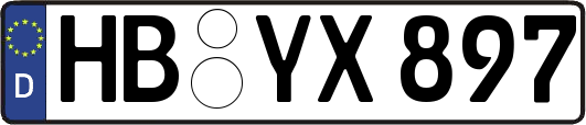 HB-YX897
