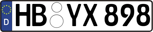 HB-YX898
