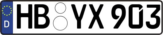 HB-YX903