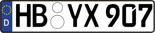 HB-YX907
