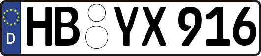 HB-YX916