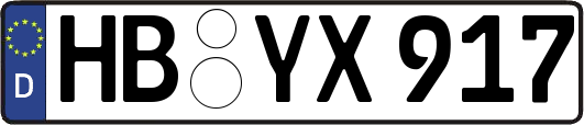 HB-YX917