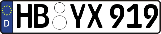 HB-YX919