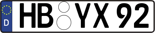 HB-YX92