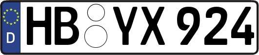 HB-YX924