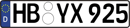 HB-YX925