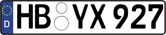 HB-YX927