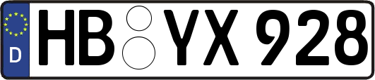 HB-YX928
