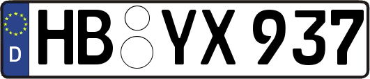 HB-YX937