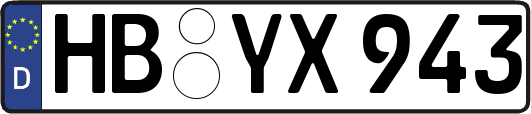 HB-YX943