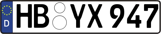 HB-YX947