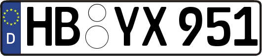 HB-YX951