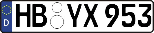 HB-YX953