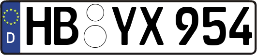 HB-YX954