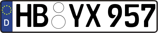 HB-YX957