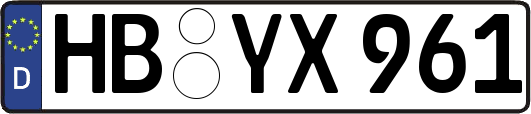 HB-YX961