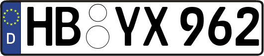 HB-YX962