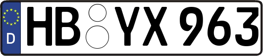HB-YX963