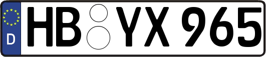 HB-YX965