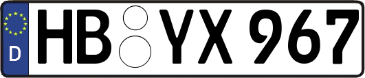 HB-YX967