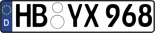 HB-YX968