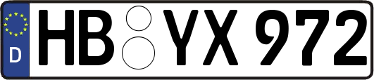 HB-YX972