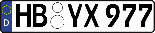 HB-YX977