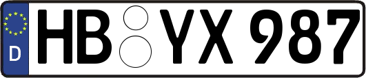 HB-YX987