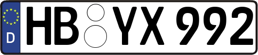 HB-YX992