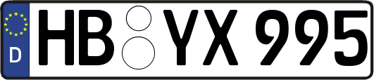 HB-YX995