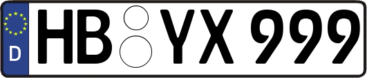 HB-YX999