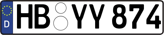 HB-YY874