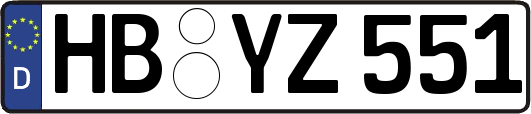 HB-YZ551