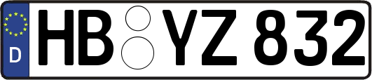 HB-YZ832