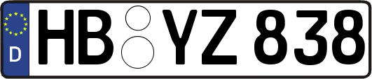 HB-YZ838