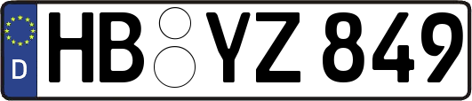 HB-YZ849